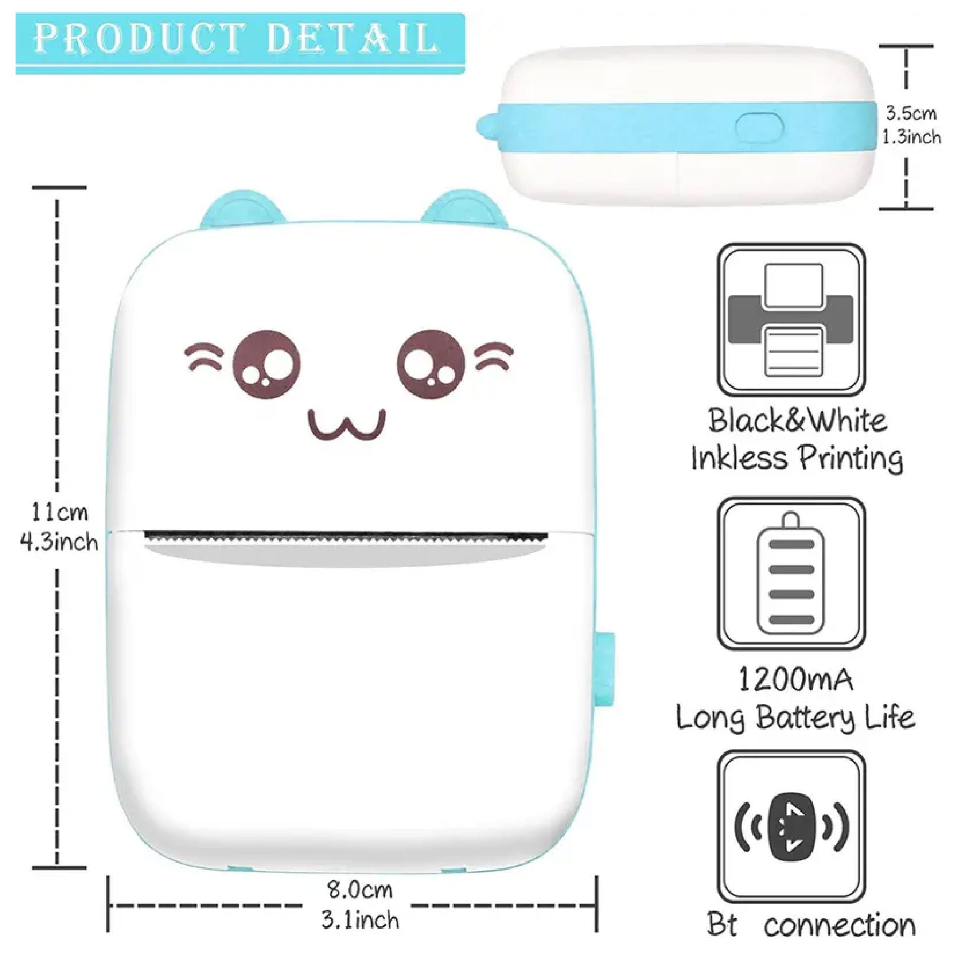 Mini Impresora Termica Portatil Bluetoot