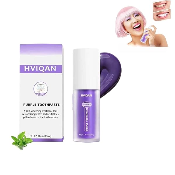 Purple Toothpaste Gel