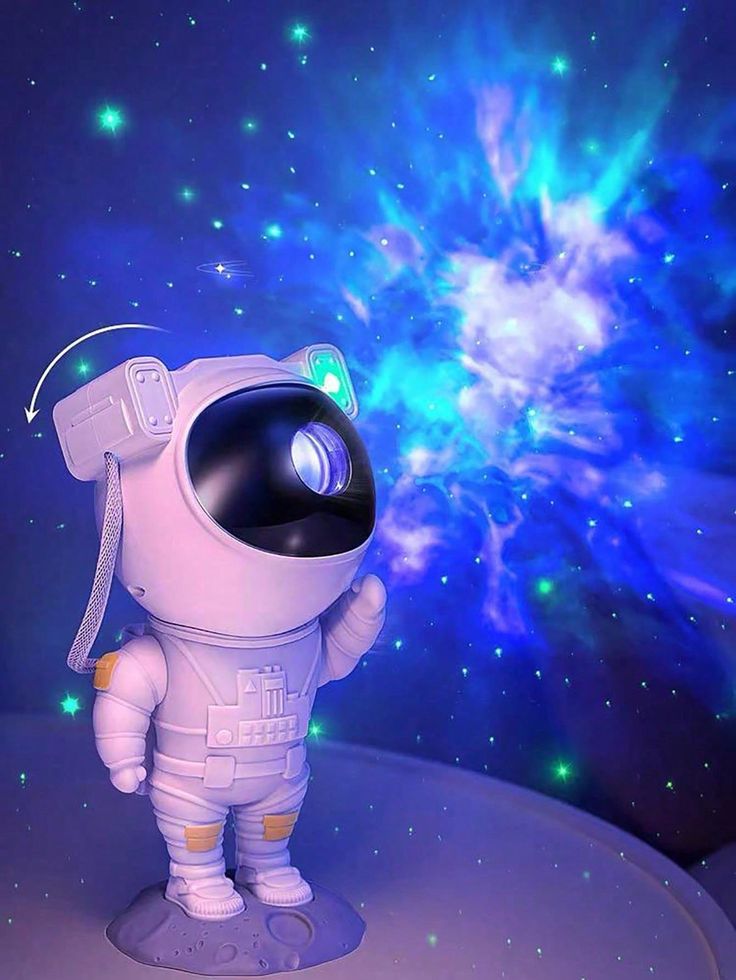 Lámpara De Proyector Galaxias Astronauta